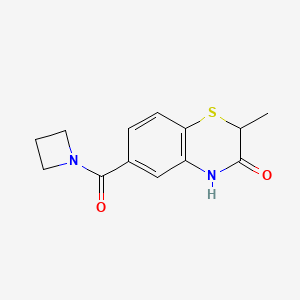 6-(azetidine-1-carbonyl)-2-methyl-4H-1,4-benzothiazin-3-one