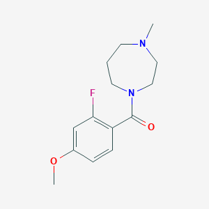 (2-Fluoro-4-methoxyphenyl)-(4-methyl-1,4-diazepan-1-yl)methanone