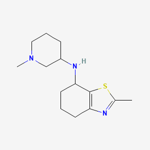 2-methyl-N-(1-methylpiperidin-3-yl)-4,5,6,7-tetrahydro-1,3-benzothiazol-7-amine