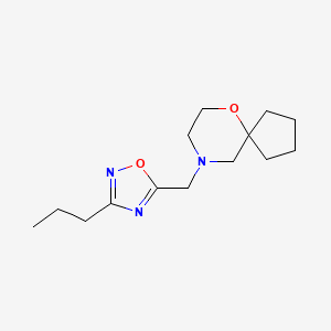 9-[(3-Propyl-1,2,4-oxadiazol-5-yl)methyl]-6-oxa-9-azaspiro[4.5]decane