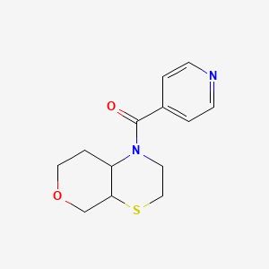 3,4a,5,7,8,8a-hexahydro-2H-pyrano[3,4-b][1,4]thiazin-1-yl(pyridin-4-yl)methanone