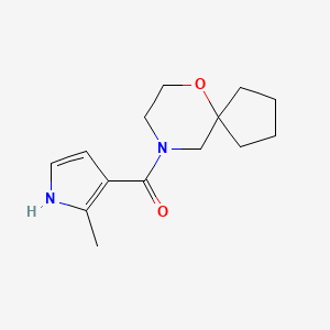 (2-methyl-1H-pyrrol-3-yl)-(6-oxa-9-azaspiro[4.5]decan-9-yl)methanone