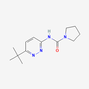 N-(6-tert-butylpyridazin-3-yl)pyrrolidine-1-carboxamide