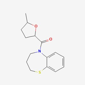 3,4-dihydro-2H-1,5-benzothiazepin-5-yl-(5-methyloxolan-2-yl)methanone