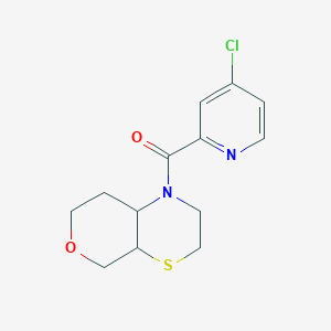 3,4a,5,7,8,8a-hexahydro-2H-pyrano[3,4-b][1,4]thiazin-1-yl-(4-chloropyridin-2-yl)methanone