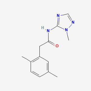 2-(2,5-dimethylphenyl)-N-(2-methyl-1,2,4-triazol-3-yl)acetamide