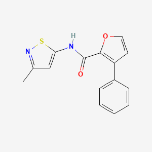 N-(3-methyl-1,2-thiazol-5-yl)-3-phenylfuran-2-carboxamide