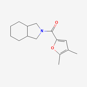 1,3,3a,4,5,6,7,7a-Octahydroisoindol-2-yl-(4,5-dimethylfuran-2-yl)methanone