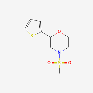 4-Methylsulfonyl-2-thiophen-2-ylmorpholine