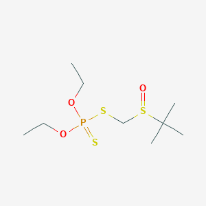 molecular formula C9H21O3PS3 B076248 Terbufos sulfoxide CAS No. 10548-10-4