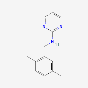 N-[(2,5-dimethylphenyl)methyl]pyrimidin-2-amine