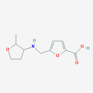 5-[[(2-Methyloxolan-3-yl)amino]methyl]furan-2-carboxylic acid