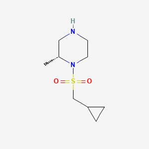 (2R)-1-(cyclopropylmethylsulfonyl)-2-methylpiperazine