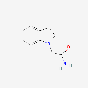 2,3-Dihydro-1H-indole-1-acetamide