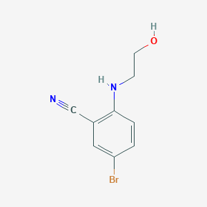 5-Bromo-2-(2-hydroxyethylamino)benzonitrile