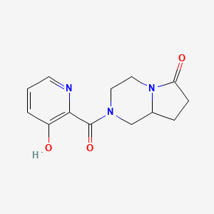 2-(3-Hydroxypyridine-2-carbonyl)-1,3,4,7,8,8a-hexahydropyrrolo[1,2-a]pyrazin-6-one