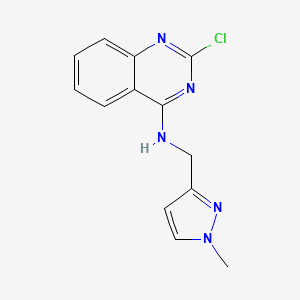 2-chloro-N-[(1-methylpyrazol-3-yl)methyl]quinazolin-4-amine