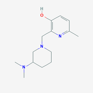 2-[[3-(Dimethylamino)piperidin-1-yl]methyl]-6-methylpyridin-3-ol