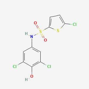 5-chloro-N-(3,5-dichloro-4-hydroxyphenyl)thiophene-2-sulfonamide