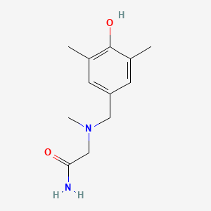 2-[(4-Hydroxy-3,5-dimethylphenyl)methyl-methylamino]acetamide