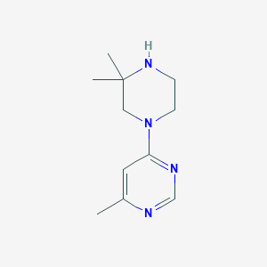 4-(3,3-Dimethylpiperazin-1-yl)-6-methylpyrimidine