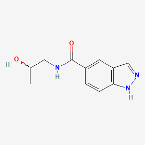 N-[(2S)-2-hydroxypropyl]-1H-indazole-5-carboxamide