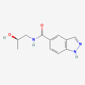 N-[(2R)-2-hydroxypropyl]-1H-indazole-5-carboxamide