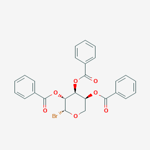 B076253 1-Bromo-1-deoxy-beta-L-arabinopyranose 2,3,4-tribenzoate CAS No. 14206-56-5