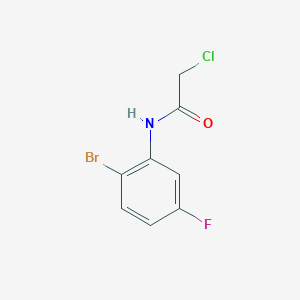 N-(2-bromo-5-fluorophenyl)-2-chloroacetamide