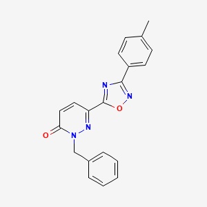 2-benzyl-6-[3-(4-methylphenyl)-1,2,4-oxadiazol-5-yl]-3(2H)-pyridazinone