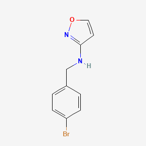 N-[(4-bromophenyl)methyl]-1,2-oxazol-3-amine