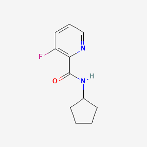 N-cyclopentyl-3-fluoropyridine-2-carboxamide