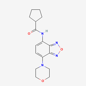 N-(7-morpholin-4-yl-2,1,3-benzoxadiazol-4-yl)cyclopentanecarboxamide