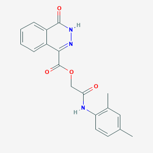 [2-(2,4-dimethylanilino)-2-oxoethyl] 4-oxo-3H-phthalazine-1-carboxylate