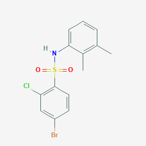 4-bromo-2-chloro-N-(2,3-dimethylphenyl)benzenesulfonamide