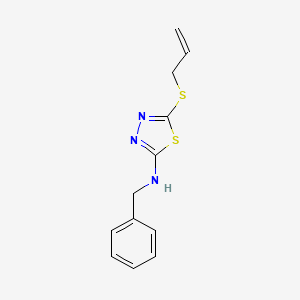 N-benzyl-5-prop-2-enylsulfanyl-1,3,4-thiadiazol-2-amine