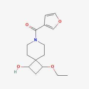 (3-Ethoxy-1-hydroxy-7-azaspiro[3.5]nonan-7-yl)-(furan-3-yl)methanone