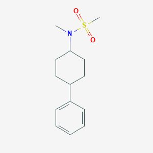 N-methyl-N-(4-phenylcyclohexyl)methanesulfonamide