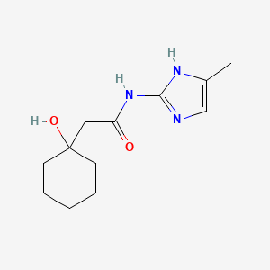 2-(1-hydroxycyclohexyl)-N-(5-methyl-1H-imidazol-2-yl)acetamide