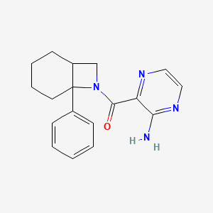 (3-Aminopyrazin-2-yl)-(6-phenyl-7-azabicyclo[4.2.0]octan-7-yl)methanone