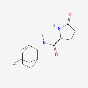 (2R)-N-(2-adamantyl)-N-methyl-5-oxopyrrolidine-2-carboxamide