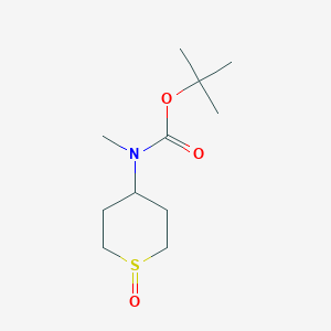 tert-butyl N-methyl-N-(1-oxothian-4-yl)carbamate