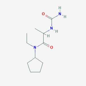 2-(carbamoylamino)-N-cyclopentyl-N-ethylpropanamide