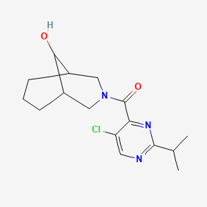 (5-Chloro-2-propan-2-ylpyrimidin-4-yl)-(9-hydroxy-3-azabicyclo[3.3.1]nonan-3-yl)methanone