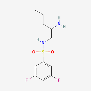 N-(2-aminopentyl)-3,5-difluorobenzenesulfonamide