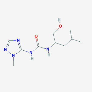 1-(1-Hydroxy-4-methylpentan-2-yl)-3-(2-methyl-1,2,4-triazol-3-yl)urea