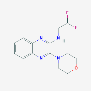 N-(2,2-difluoroethyl)-3-morpholin-4-ylquinoxalin-2-amine