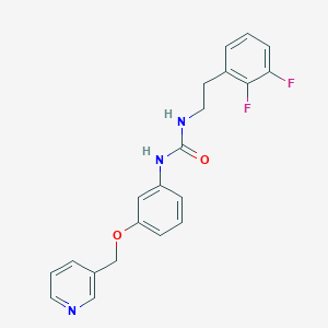 1-[2-(2,3-Difluorophenyl)ethyl]-3-[3-(pyridin-3-ylmethoxy)phenyl]urea