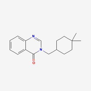 3-[(4,4-Dimethylcyclohexyl)methyl]quinazolin-4-one