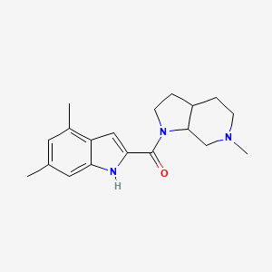 (4,6-dimethyl-1H-indol-2-yl)-(6-methyl-3,3a,4,5,7,7a-hexahydro-2H-pyrrolo[2,3-c]pyridin-1-yl)methanone